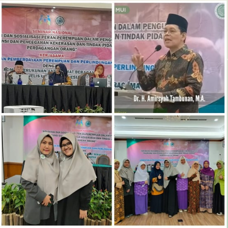 Seminar Nasional yang diselenggarakan oleh Komisi Kerukunan Antar Umat Beragama yang bekerja sama dengan Kementerian PPPA RI