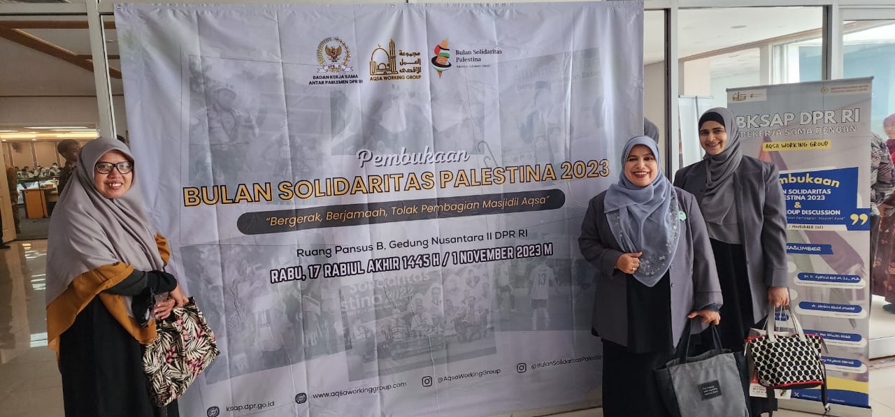 PB Wanita Al-Irsyad Menghadiri Pembukaan Bulan Solidaritas Palestina (BSP)