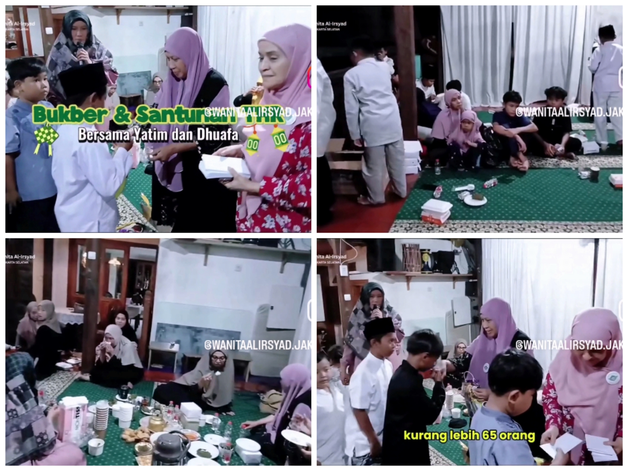 Buka Bersama dan Santunan Anak Yatim PCW Al-Irsyad Jakarta Selatan