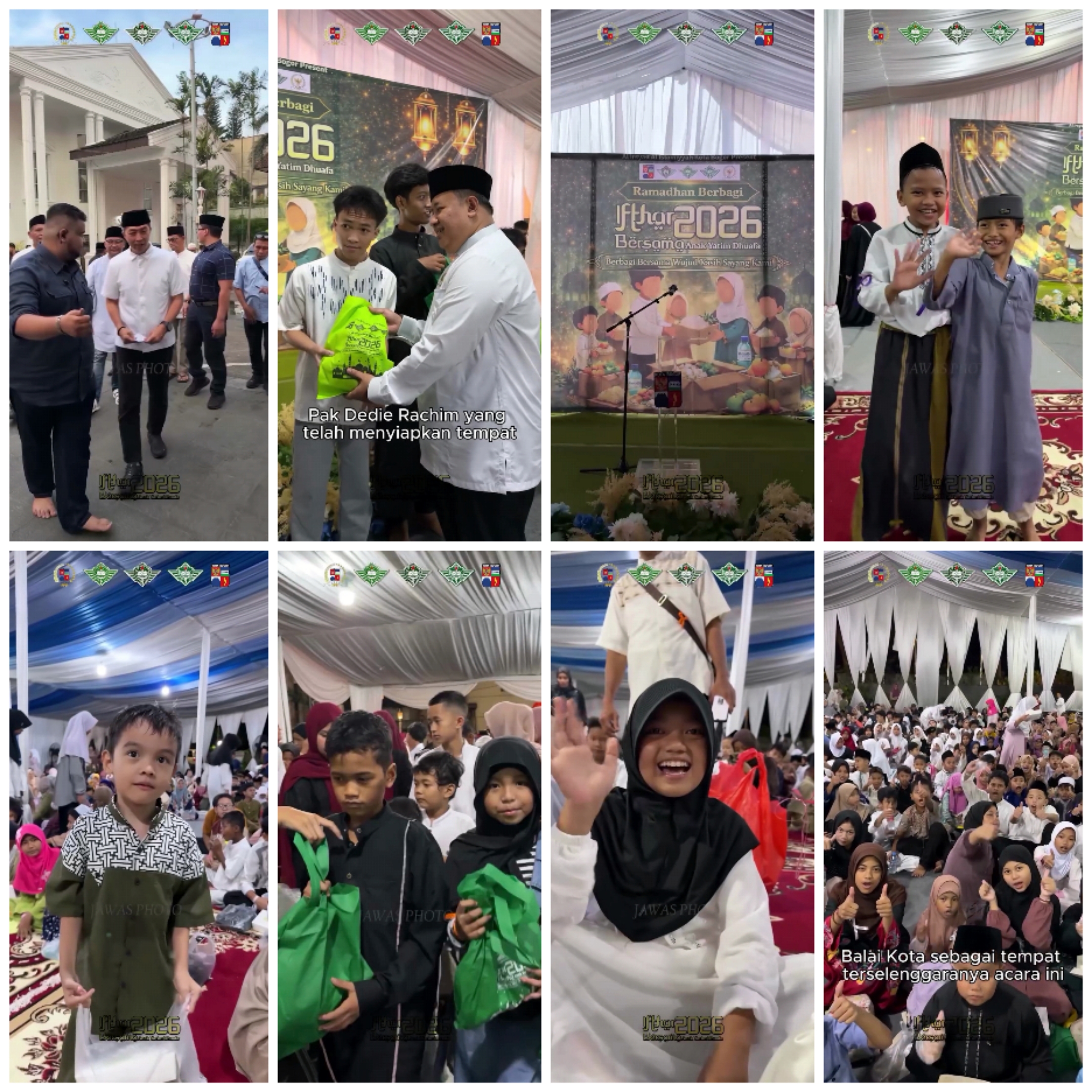 Iftar Bersama 2000 Anak Yatin dan Dhuafa Al-Irsyad Kota Bogor