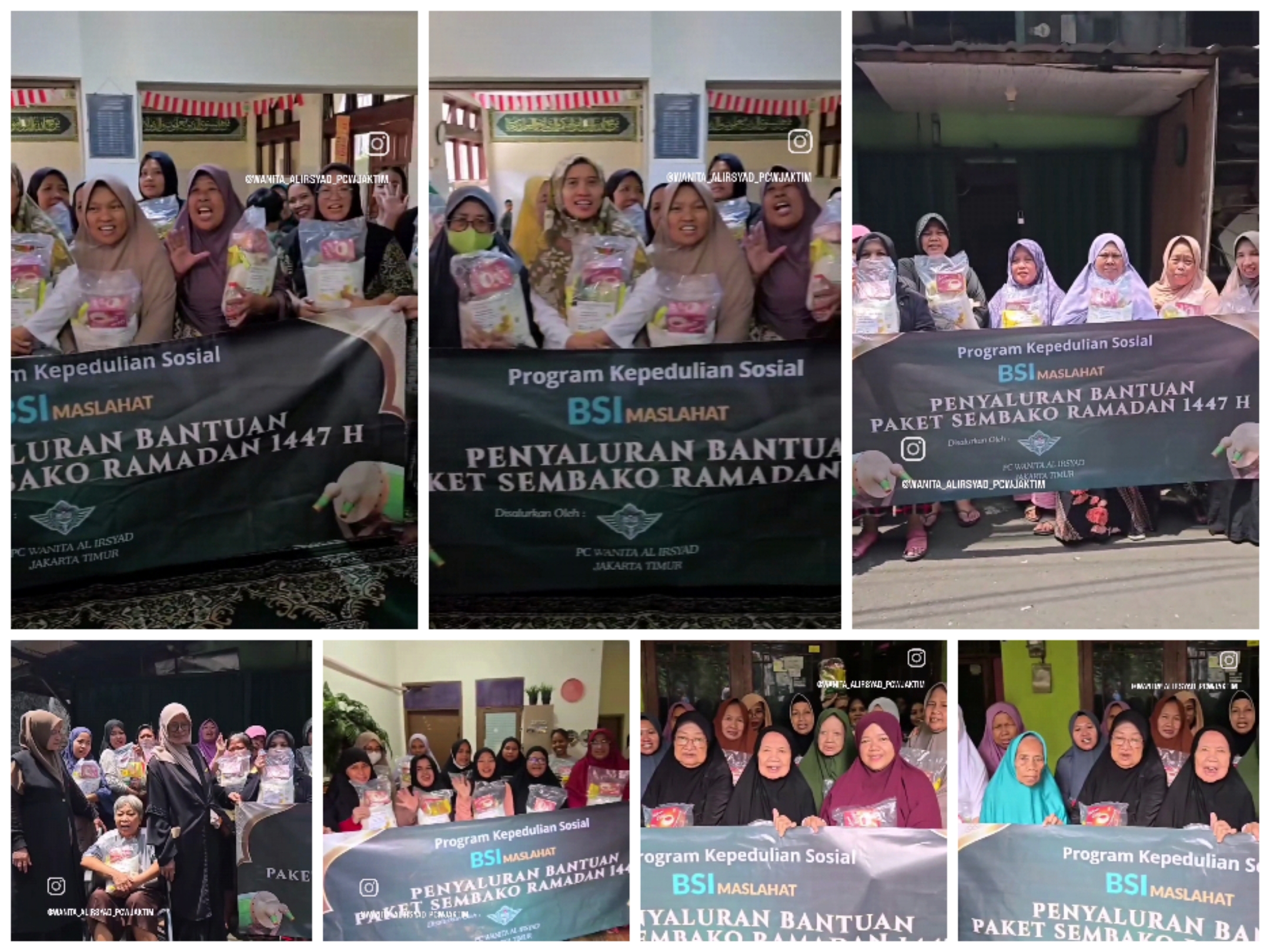 Tebar Sembako Ramadhan 1447H/2026 PCW Al-Irsyad Jakarta Timur